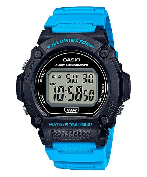 W-219H-2A2V Reloj Casio para Hombre, Illuminator con Cronógrafo