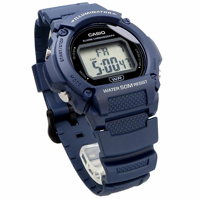 W-219H-2AV Reloj Casio para Hombre, Illuminator con Cronógrafo