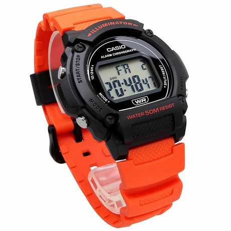 W-219H-4AV Reloj Casio para Hombre, Illuminator con Cronógrafo