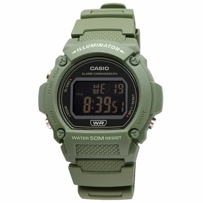 W-219HC-3BV Reloj Casio para Hombre Illuminator Alarma Cronógrafo