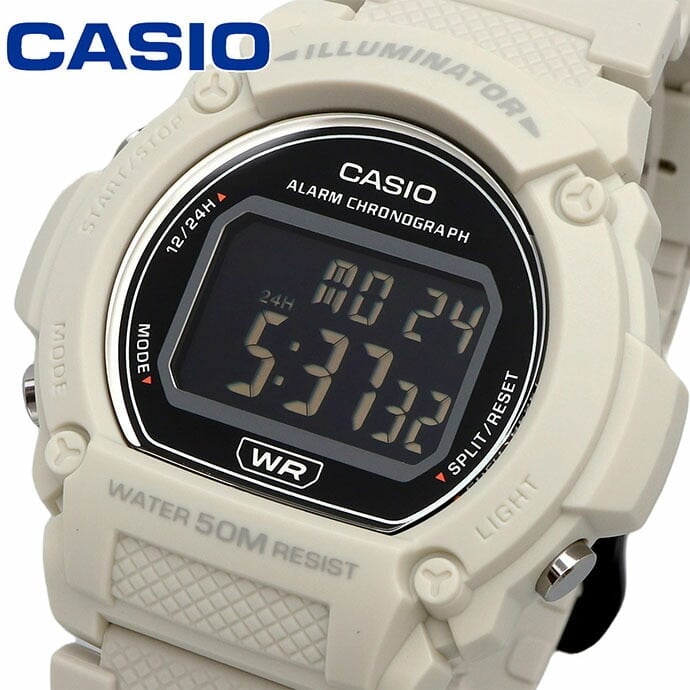 W-219HC-8BV Reloj Casio para Hombre Illuminator Alarma Cronógrafo