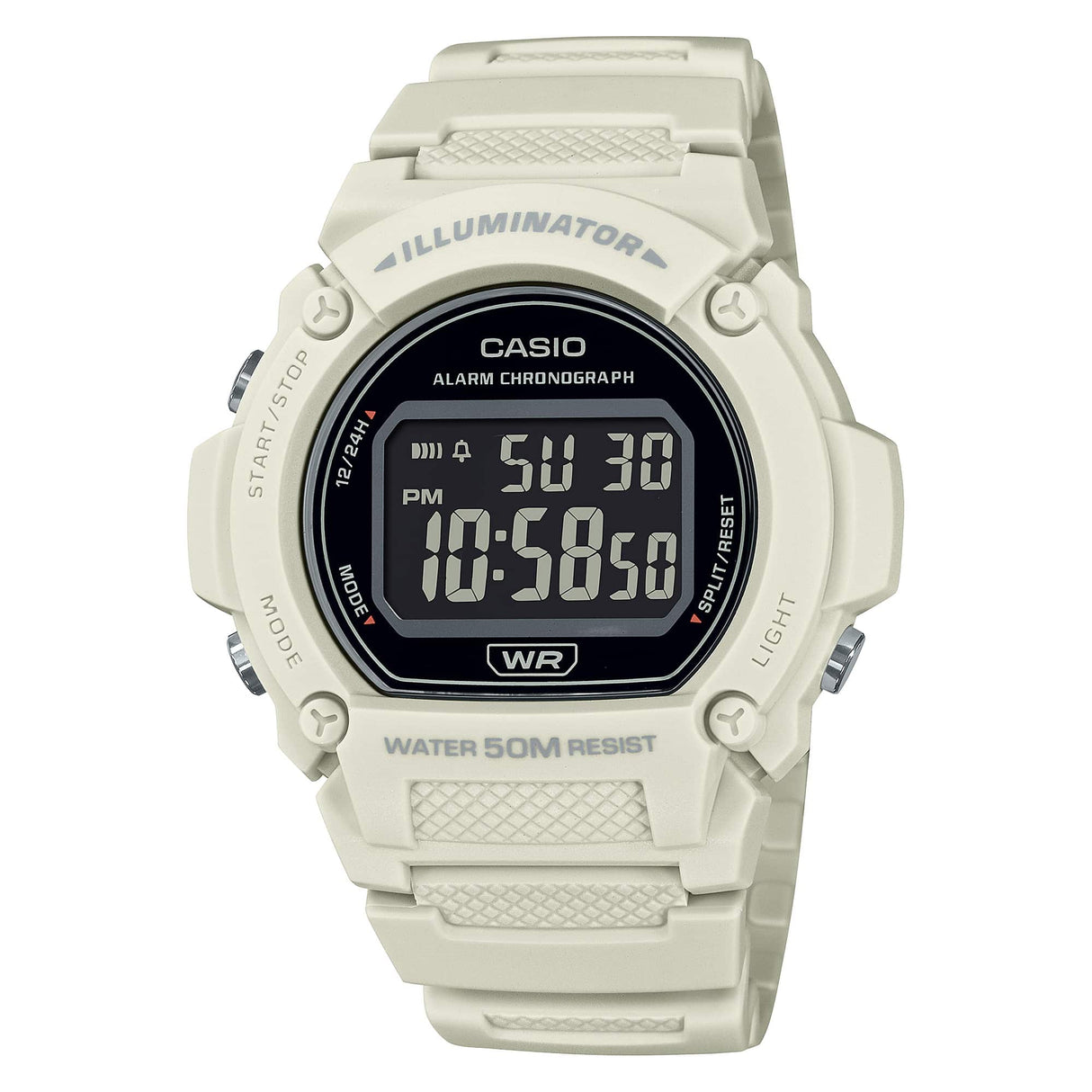 W-219HC-8BV Reloj Casio para Hombre Illuminator Alarma Cronógrafo