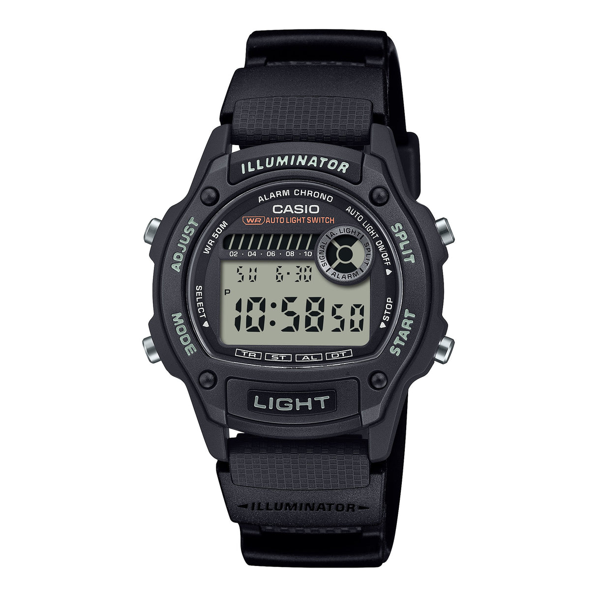 W-220H-1AV Reloj Casio de hombre corea de silicona