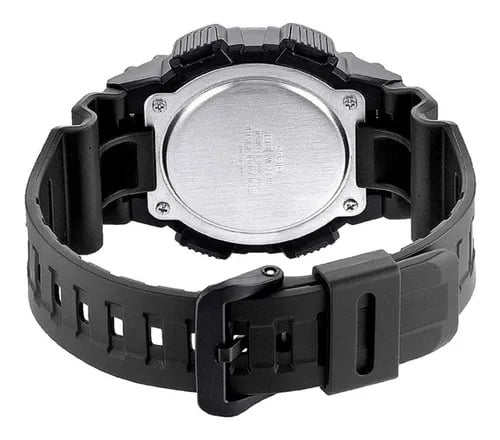 W-735H-1BV Reloj Casio para Hombre, Alarma Vibrante Super Illuminantor