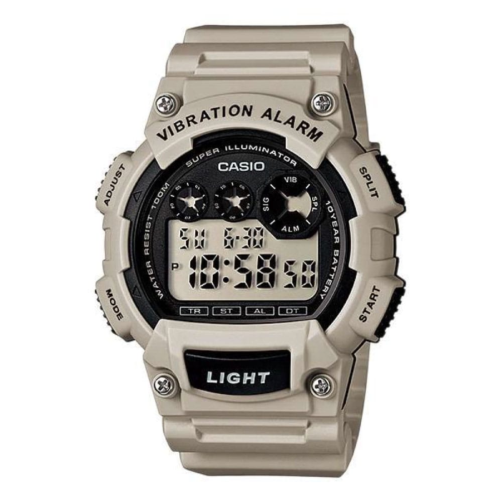 W-735H-8A2V Reloj Casio para Hombre, Alarma Vibrante Super Illuminantor