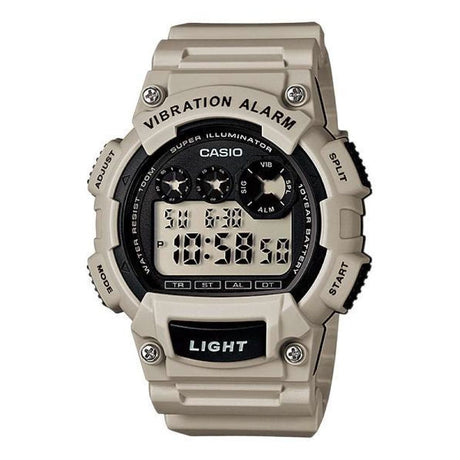 W-735H-8A2V Reloj Casio para Hombre, Alarma Vibrante Super Illuminantor