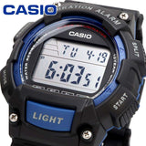 W-736H-2AV Reloj Casio para Hombre, Alarma Vibrante Super Illuminantor