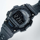 W-736H-8BV Reloj Casio para Hombre, Alarma Vibrante Super Illuminantor