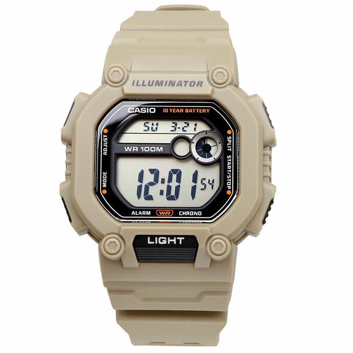 W-737HX-5AV Reloj Casio para Hombre, Illuminator 10 Años de Batería