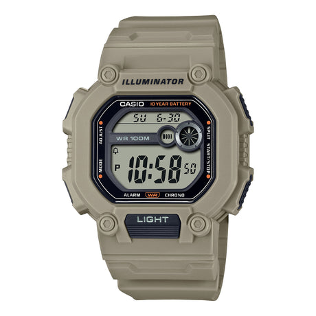 W-737HX-5AV Reloj Casio para Hombre, Illuminator 10 Años de Batería