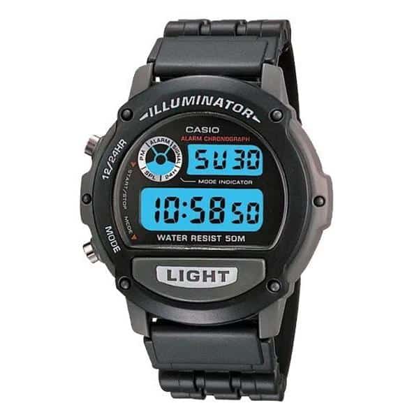 W-87H-1V Reloj Casio para Hombre, Illuminator con Cronógrafo