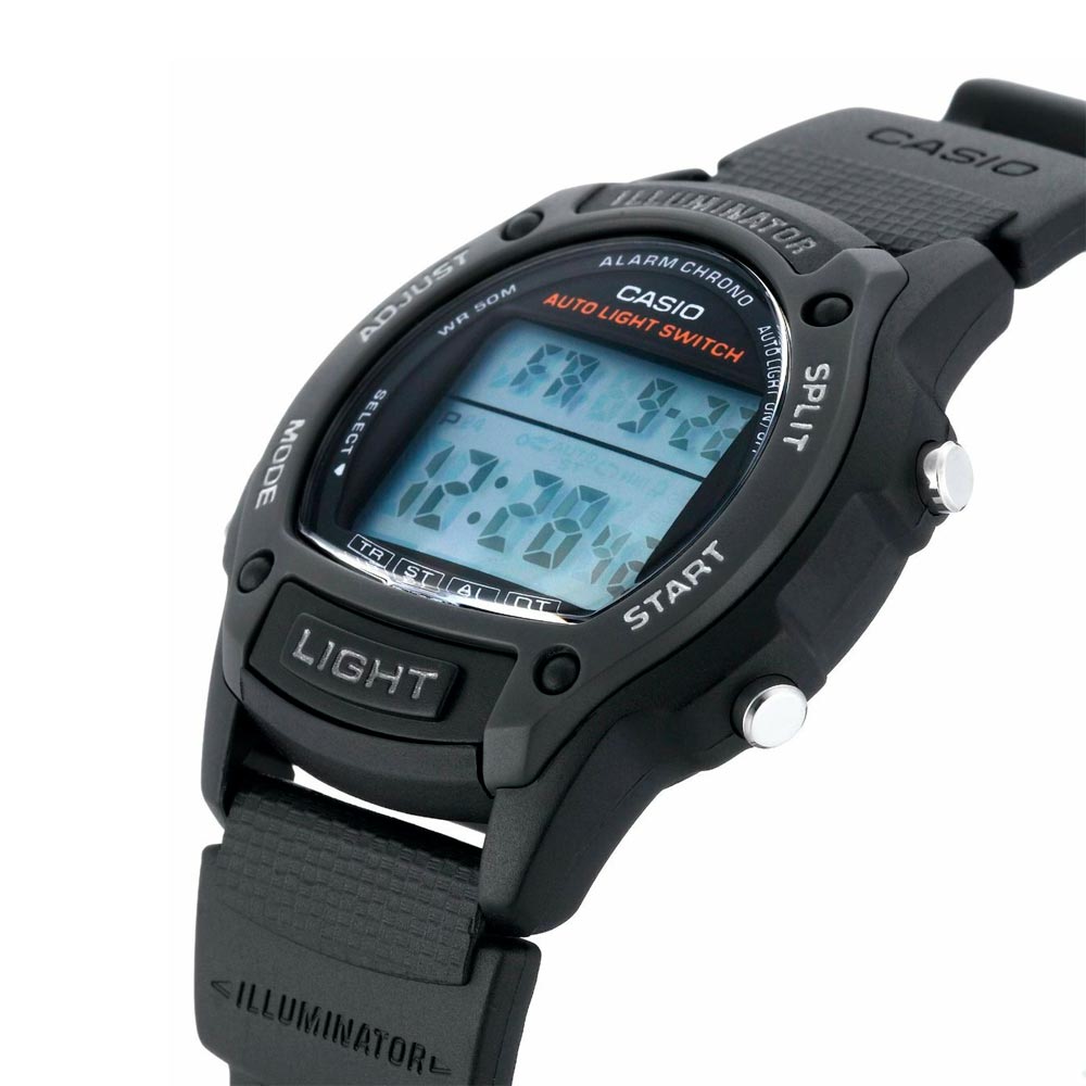 W-93H-1AVCB Reloj Casio para Caballero, Illuminator con Cronógrafo