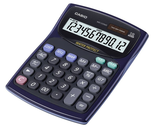 WD-220MS-BU Casio Calculadora de Mesa