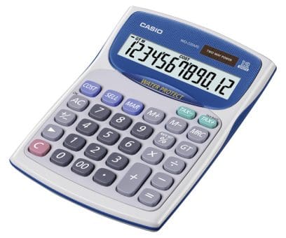 WD-220MS-WE Casio Calculadora de Mesa