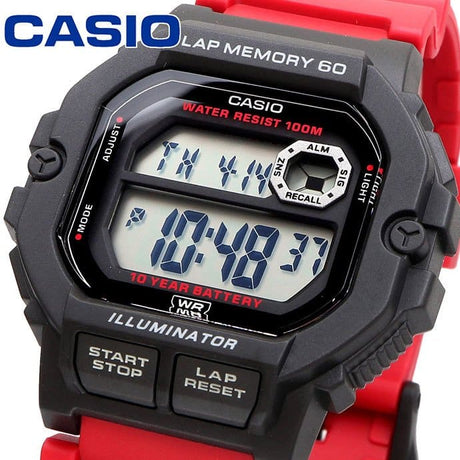 WS-1400H-4AV Reloj Casio para Hombre, 10 Años de Batería, Lap Memory 60