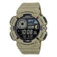 WS-1500H-5BV Reloj Casio Digital para Hombre con Correa de Resina, Fishing Gear y Fase Lunar