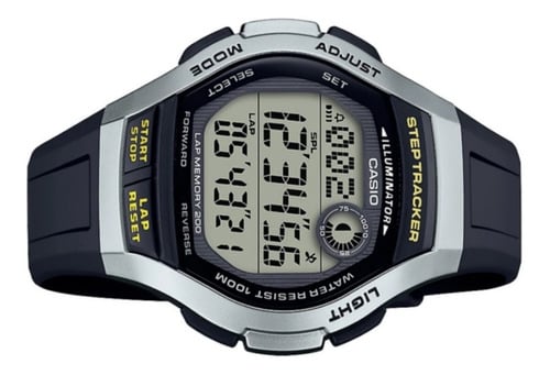 WS-2000H-1A2V Reloj Casio para Hombre, Illuminator Step Tracker