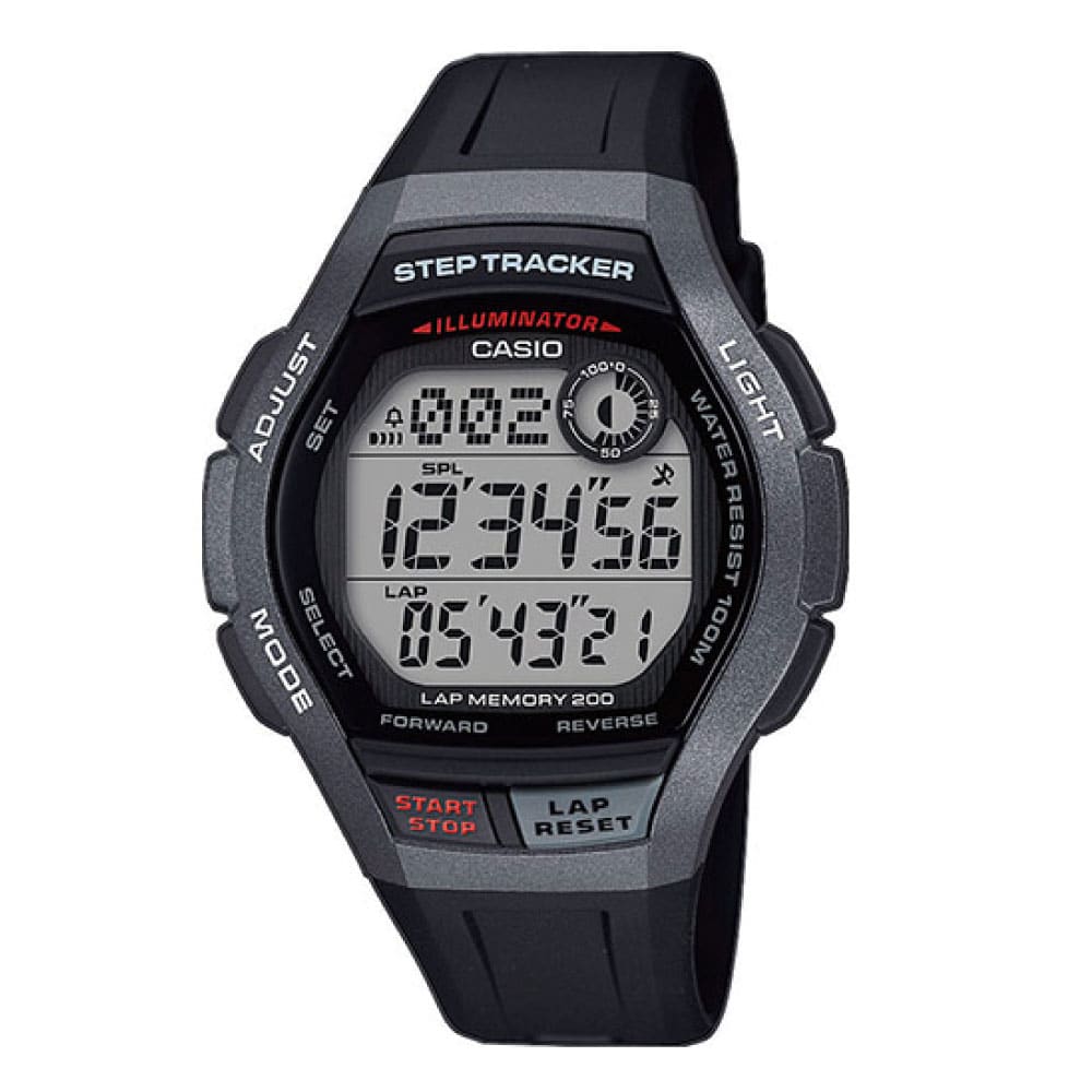 WS-2000H-1AV Reloj Casio para Caballero, Illuminator Step Tracker