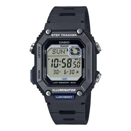 WS-B1000-1AV Reloj Casio Digital para Caballero con Correa de Caucho