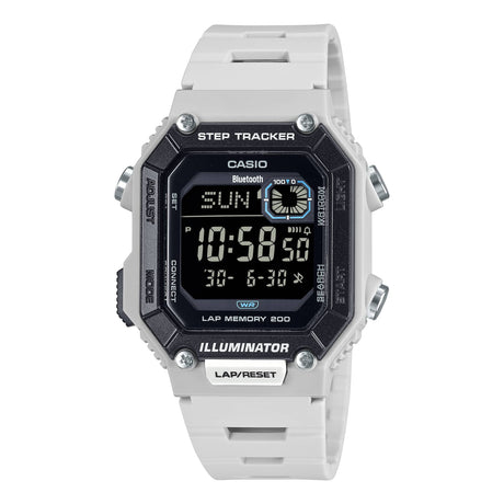 WS-B1000-8BV Reloj Casio Digital para Caballero con Correa de Caucho