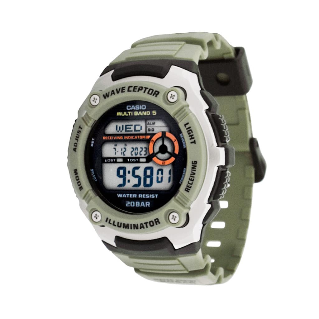 WV-200R-5ACF Casio Reloj para Hombre, Wave Ceptor Illuminator