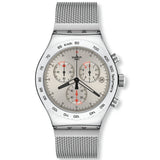 YVS405GB Reloj Swatch Silverish de hombre banda mesh
