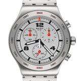 YVS447G Reloj Swatch Silver Again de hombre correa de metal 43 mm