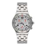YVS447G Reloj Swatch Silver Again de hombre correa de metal 43 mm