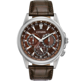 bu2020-29x Reloj Citizen Calendrier de hombre pulsera de piel 44 mm