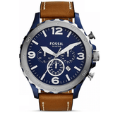JR1504 Reloj Fossil Nate de hombre pulsera de cuero 50 mm