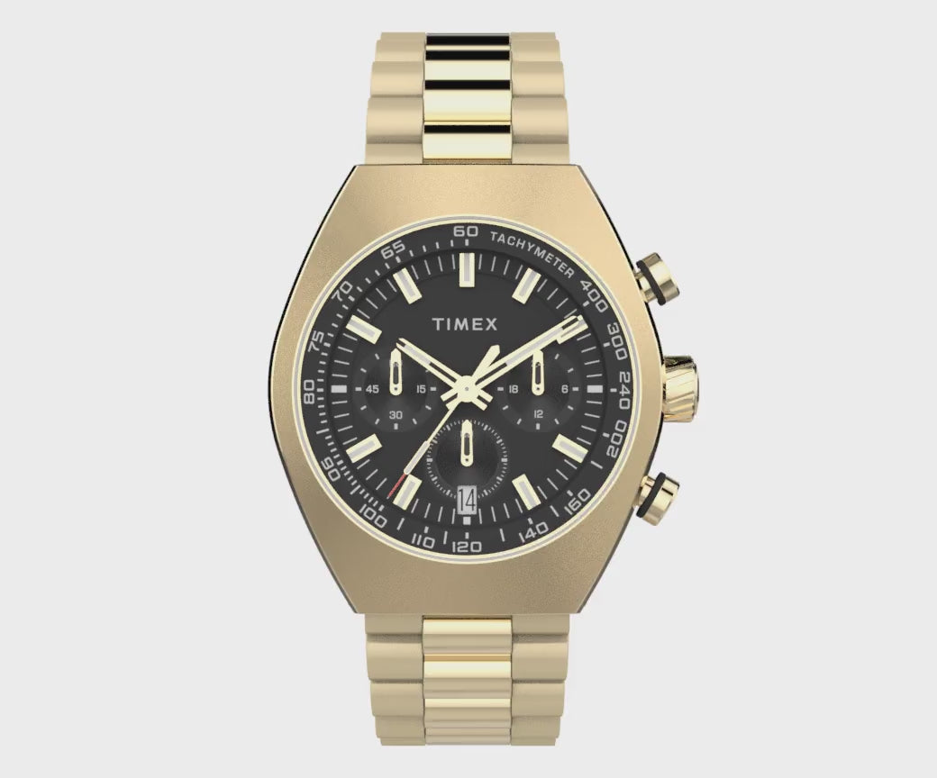 TW2W22100 Reloj Timex Legacy Tonneau de hombre pulsera de metal 42 mm