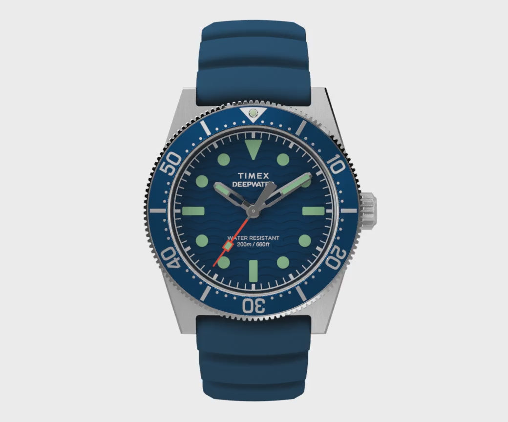 TW2W74600 Reloj Timex Deepwater de hombre pulsera de caucho