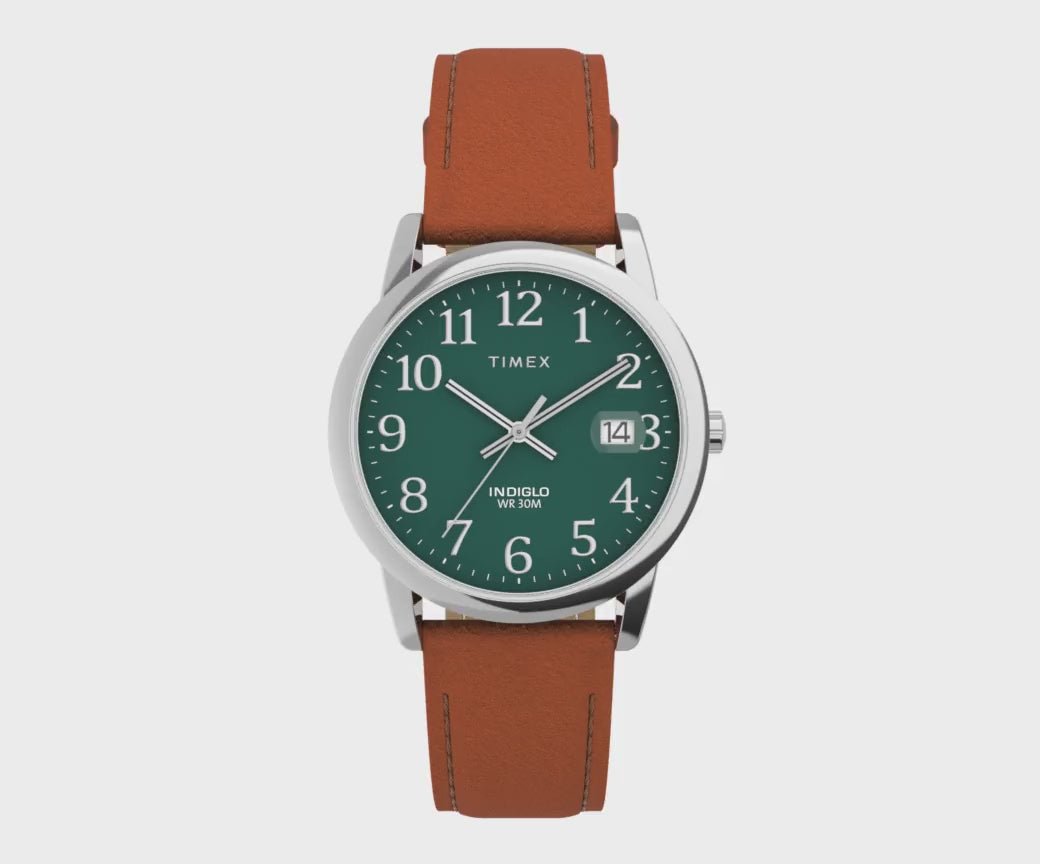 TW2W54600 Reloj Timex Easy Reader de hombre pulsera de cuero 35 mm