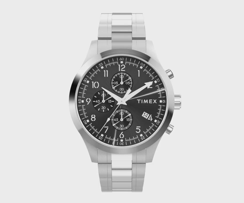 TW2Y01400 Reloj Timex Weston Dress de caballero banda de metal 43 mm