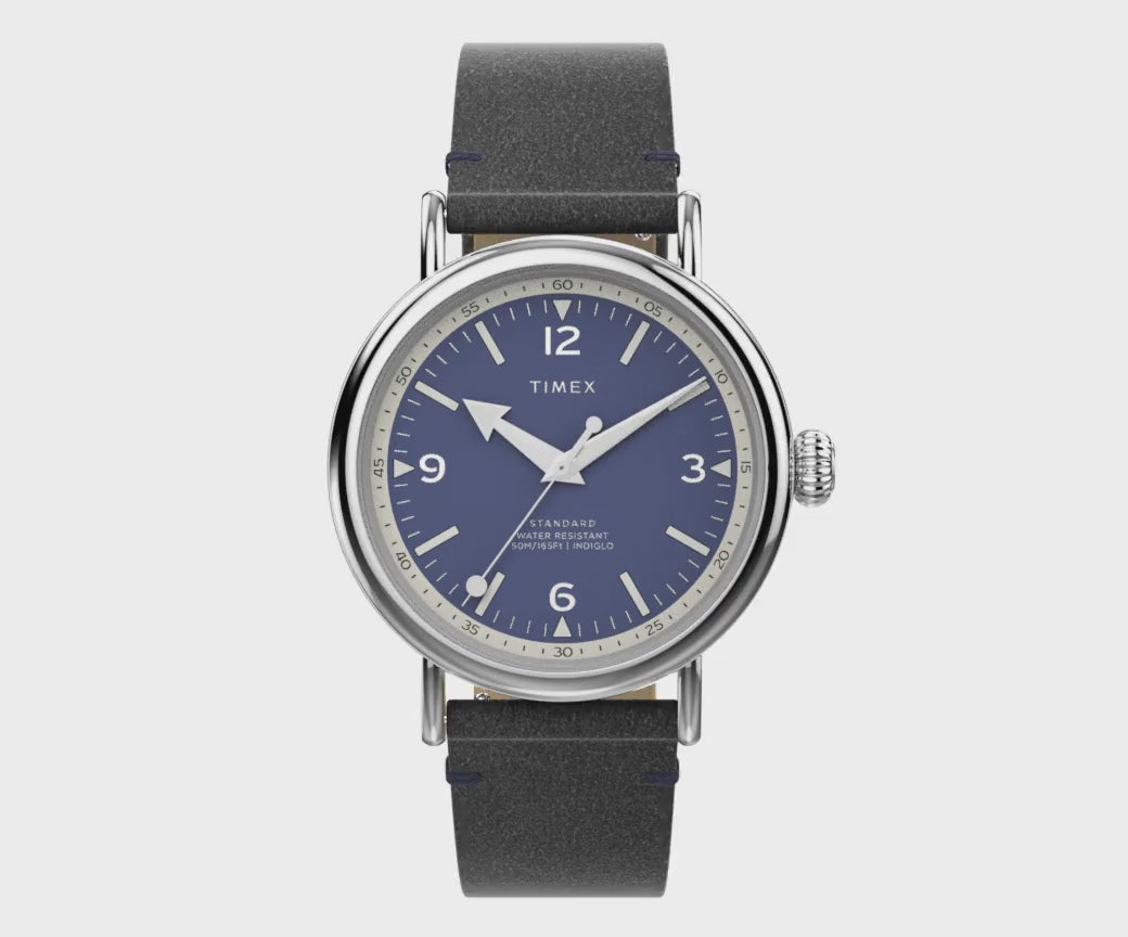 TW2V71300 Timex Eco-Friendly de hombre pulsera de piel 40 mm