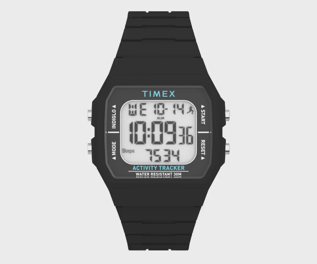 TW5M55600 Timex Step & Activity reloj para hombre pulsera de silicona
