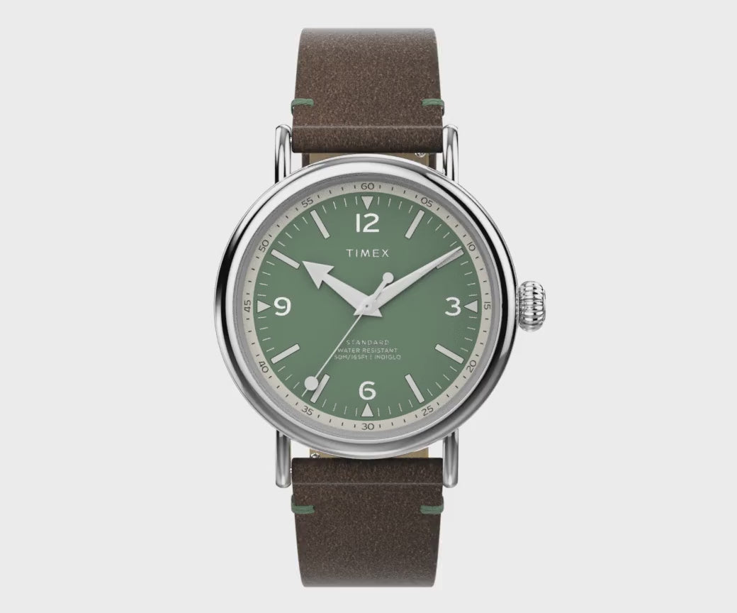 TW2V71200 Reloj Timex Standard de hombre pulsera de piel 40 mm