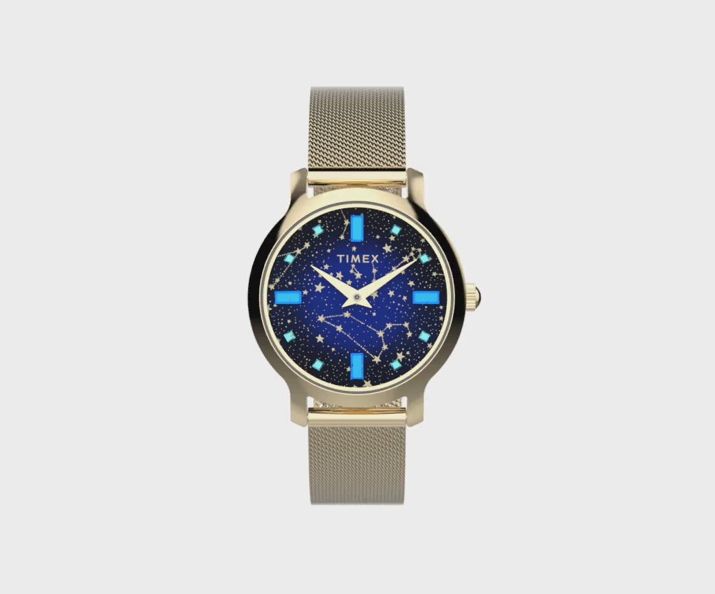 TW2V51900 Timex Transcend Celestial de dama pulsera mesh 31 mm