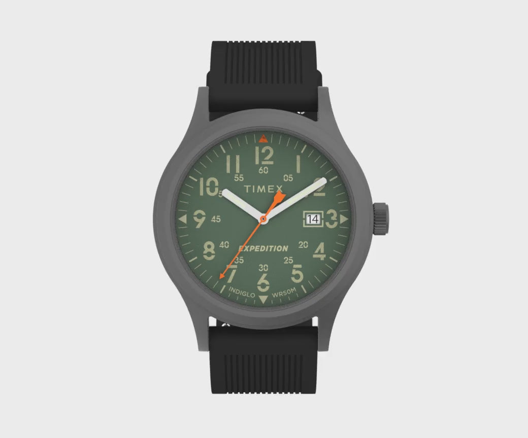 TW4B30200 Timex Expedition reloj para caballero pulsera de caucho 40 mm