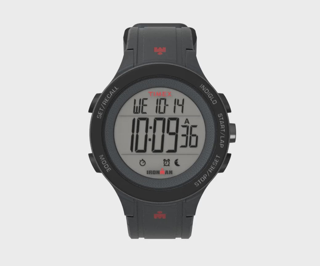 TW5M48900 Reloj Timex Ironman T200 de hombre pulsera de caucho 42 mm