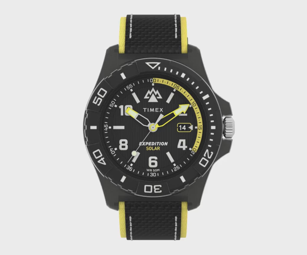 TW2V66200 Reloj Timex Expedition Freedive de caballero pulsera de tela 46 mm