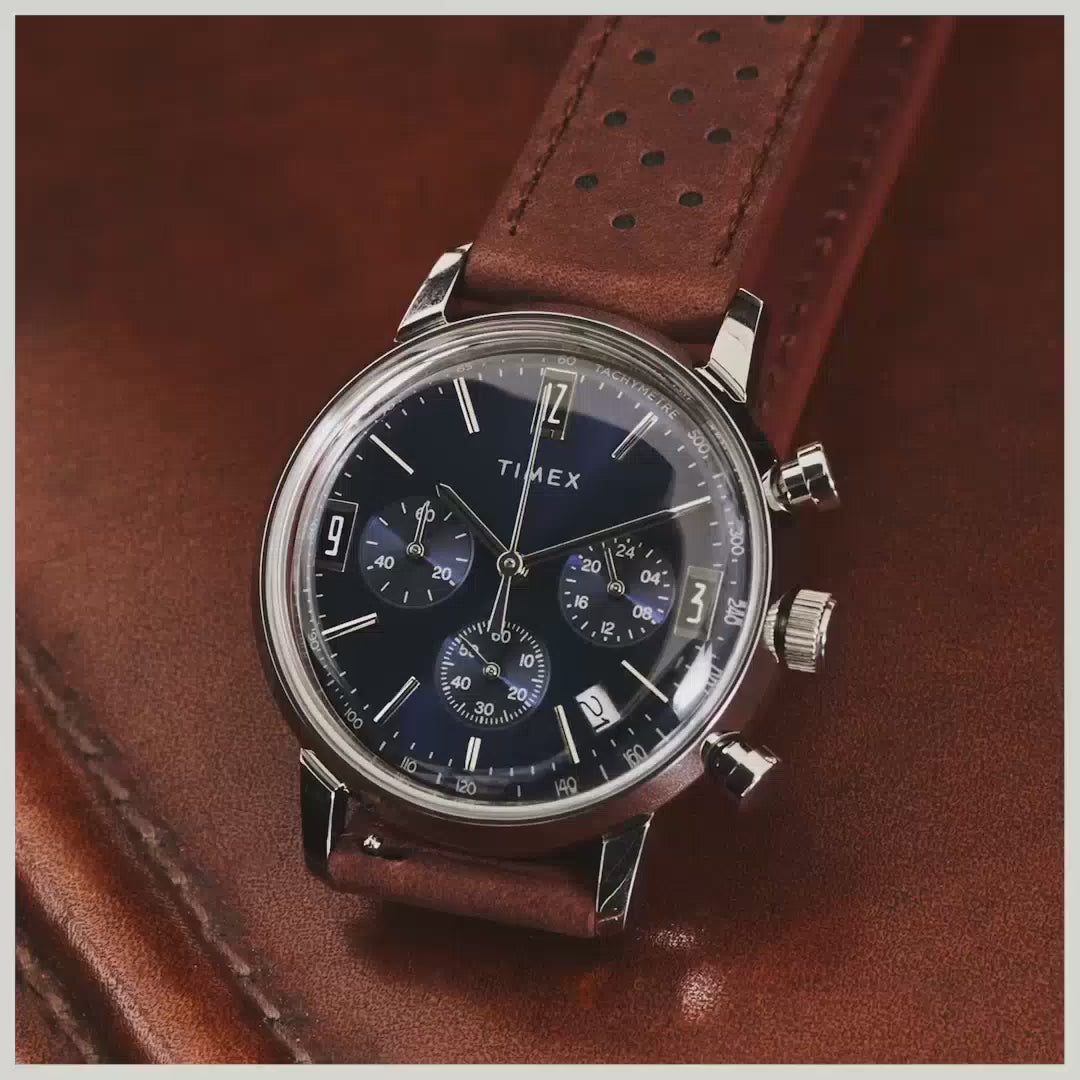 TW2W10200 Reloj Timex Marlin de hombre pulsera de cuero