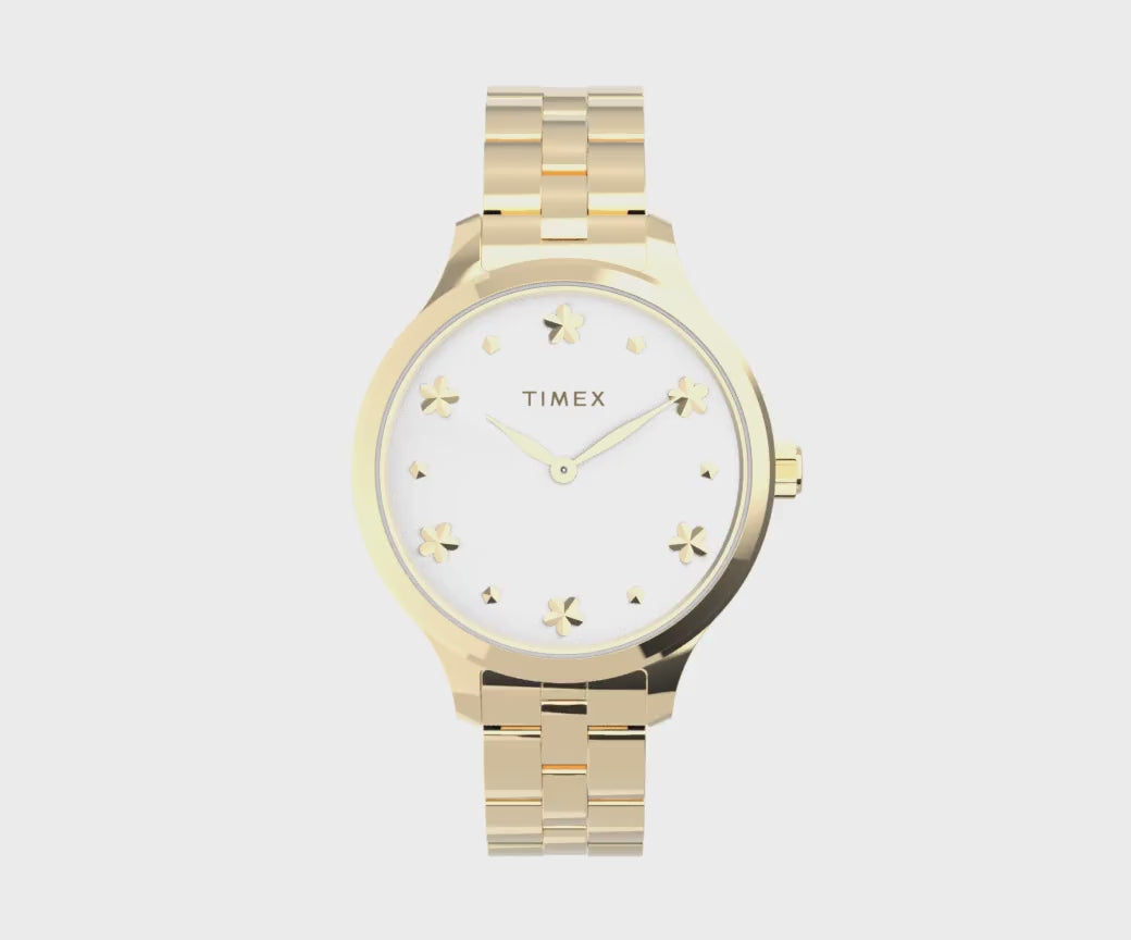 TW2V23300 Reloj Timex Peyton de dama pulsera de metal 36 mm