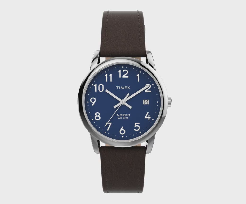 TW2V75200 Reloj Timex Easy Reader de hombre pulsera de piel 35 mm