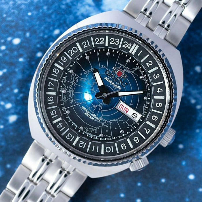 RA-AA0E03L Reloj Orient Revival Análogo para Caballero pulsera de Metal