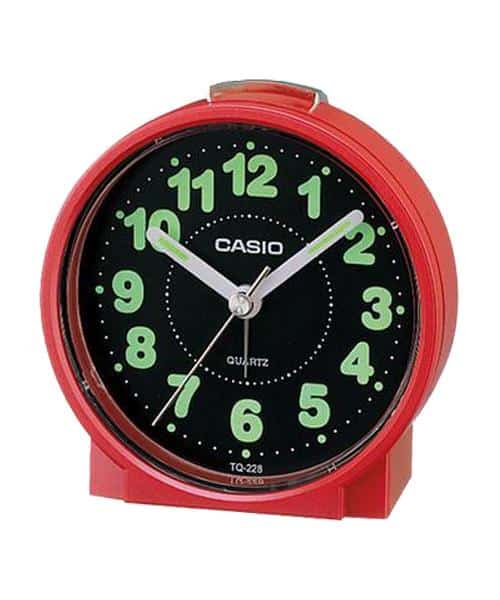 Reloj-Despertador CASIO Tq-141-4E Rojo