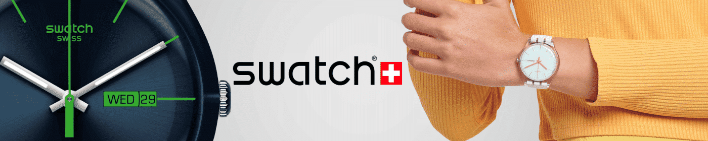 banner swatch relojes marca guatemala