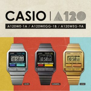 A120WE-1A Casio Unisex Clasico-1