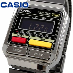 A120WEGG-1B Casio Unisex Clasico-1