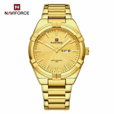 NF9218 Reloj Naviforce para Hombre Dorado